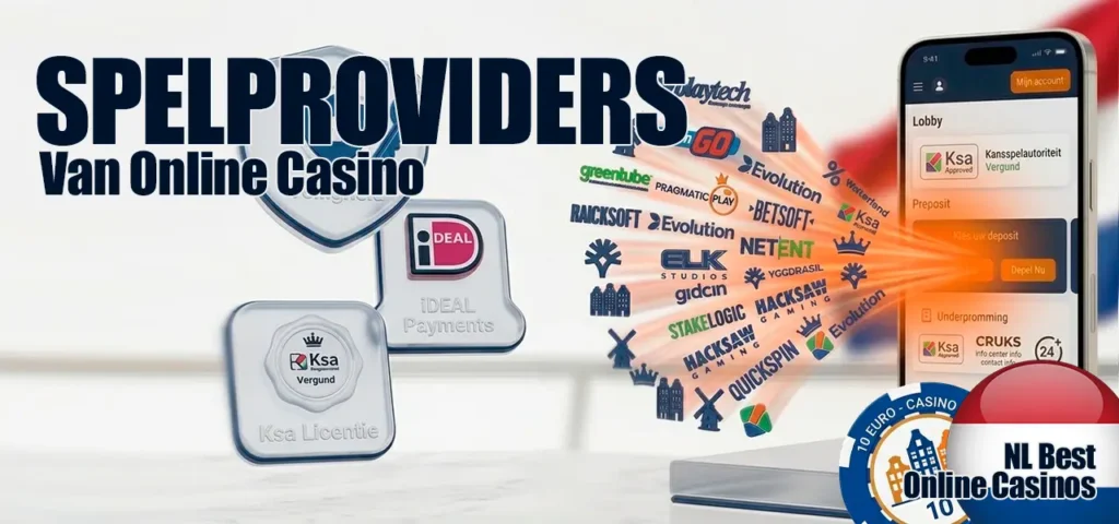De beste gecertificeerde spelproviders in Nederlandse online casino's.